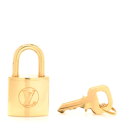 Louis Vuitton Brass Lock and Key Set #610 1 of 3