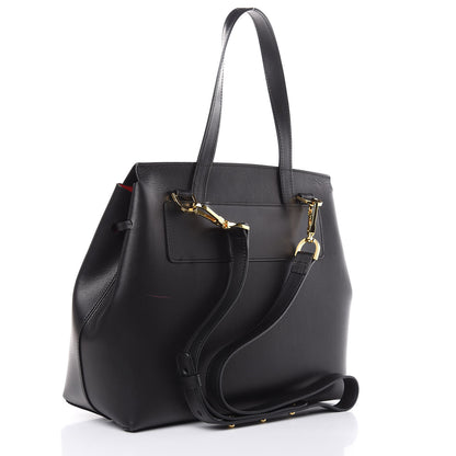 Mansur Gavriel Calfskin Lady Bag Black Flamma 4 of 13