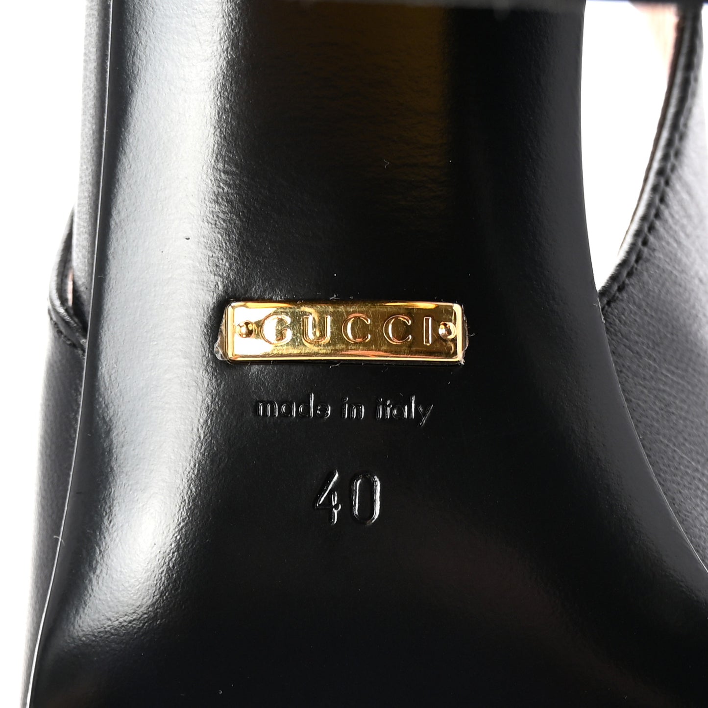 Malaga Kid Horsebit 75mm Slingback Pumps 40 Black