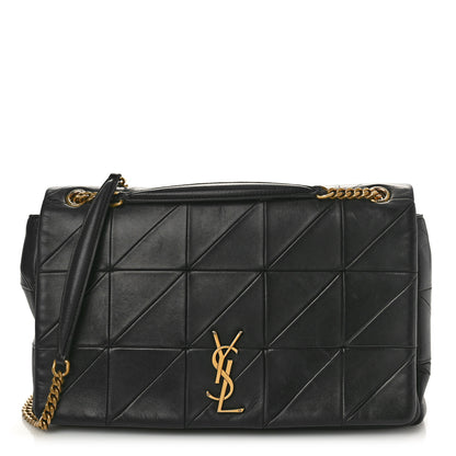 Saint Laurent Lambskin Patchwork Monogram Large Jamie Black 1 of 13