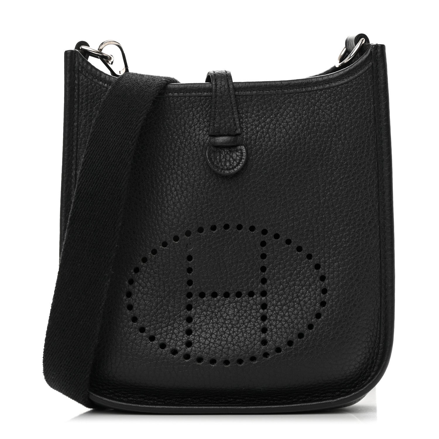 Hermes Taurillon Clemence Evelyne TPM Black 1 of 11