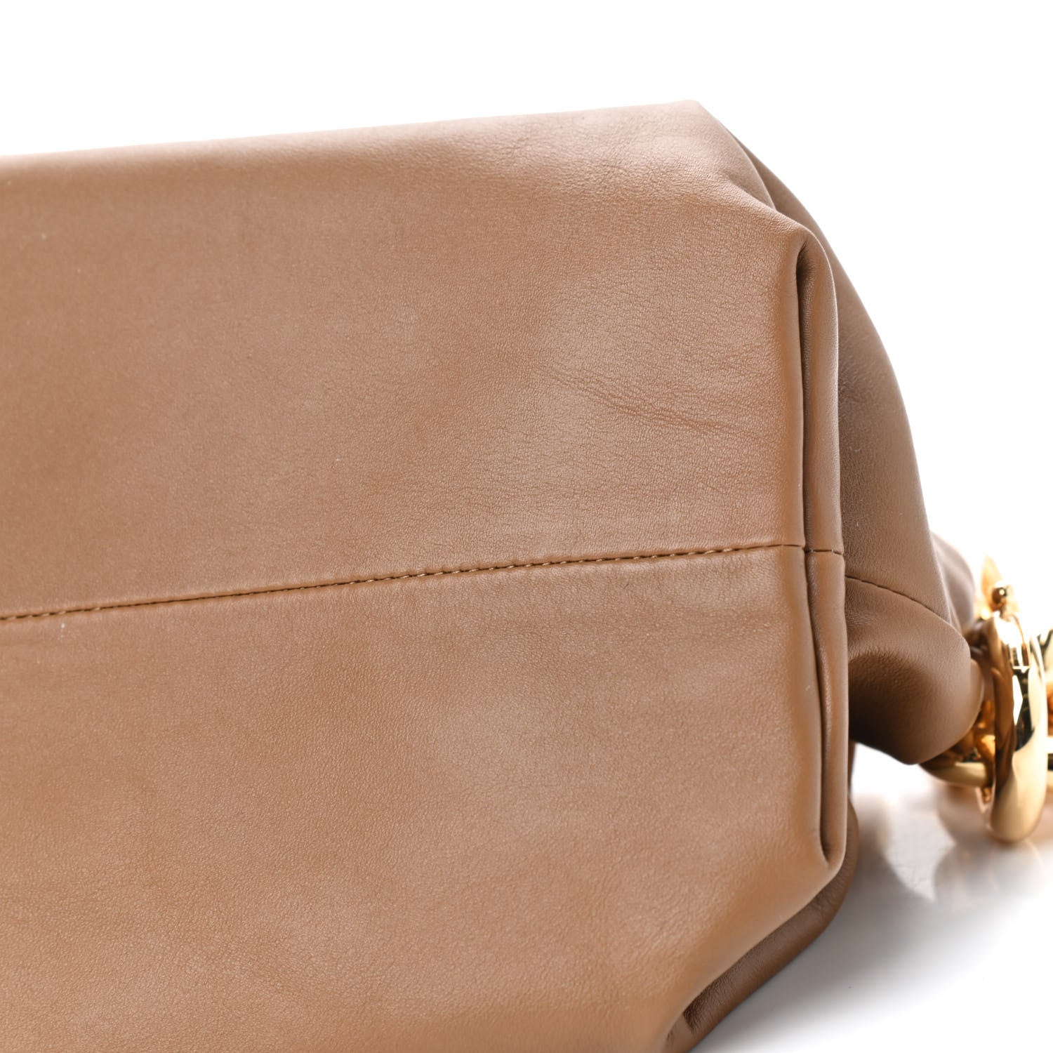 Bottega Veneta Calfskin The Pouch Chain Cammello 6 of 8