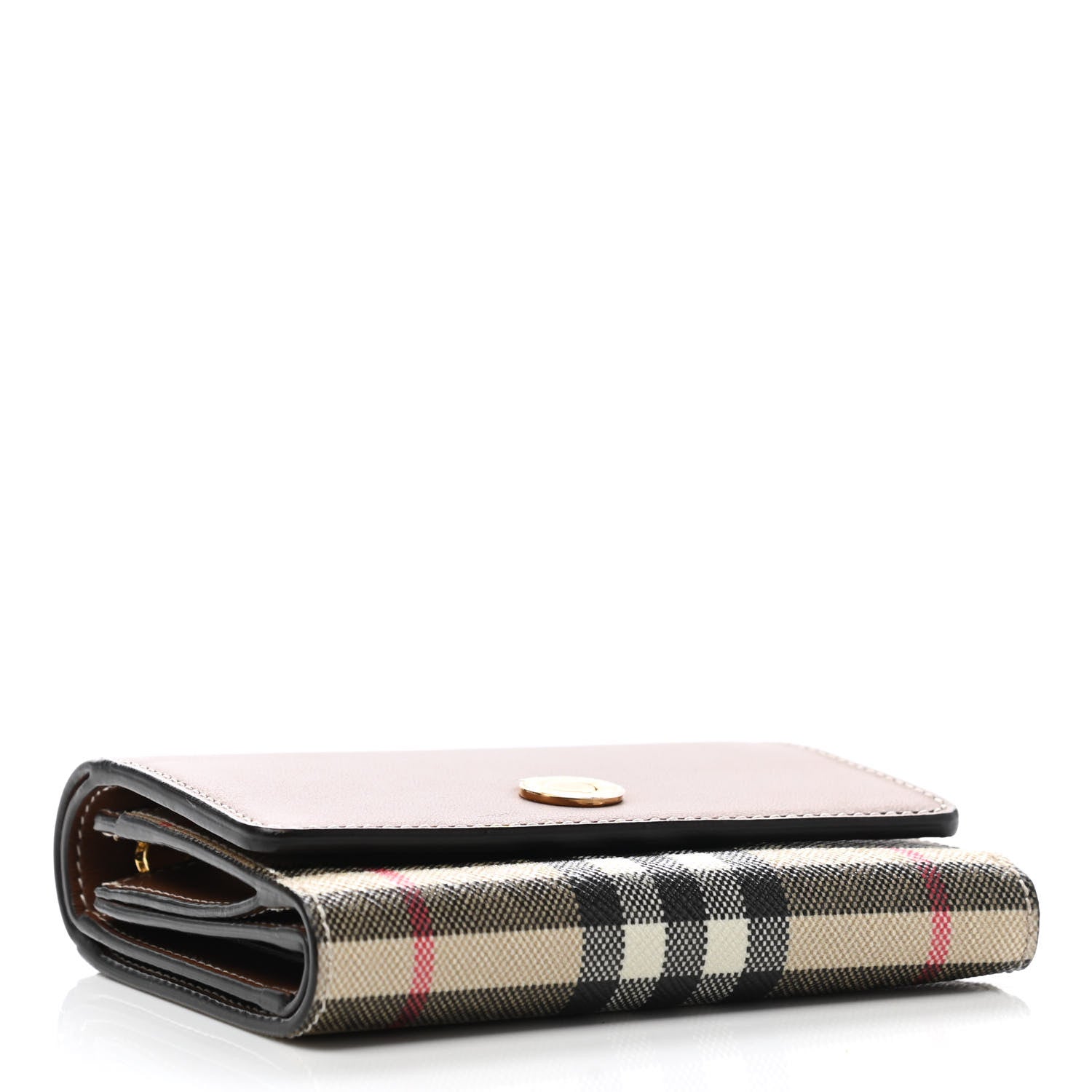 Burberry Grainy Calfskin Vintage Check Small Folding Wallet Archive Beige Tan 4 of 7