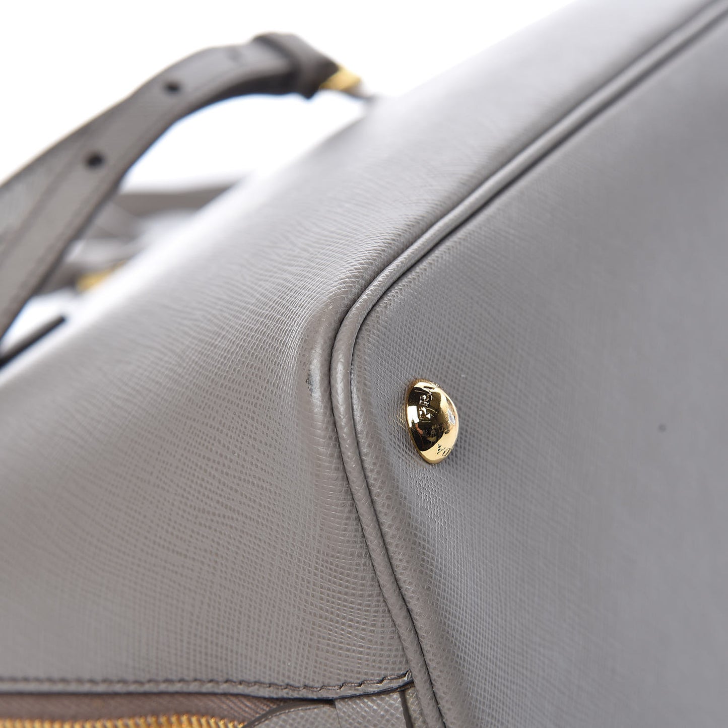 Saffiano Lux Medium Promenade Tote Argilla