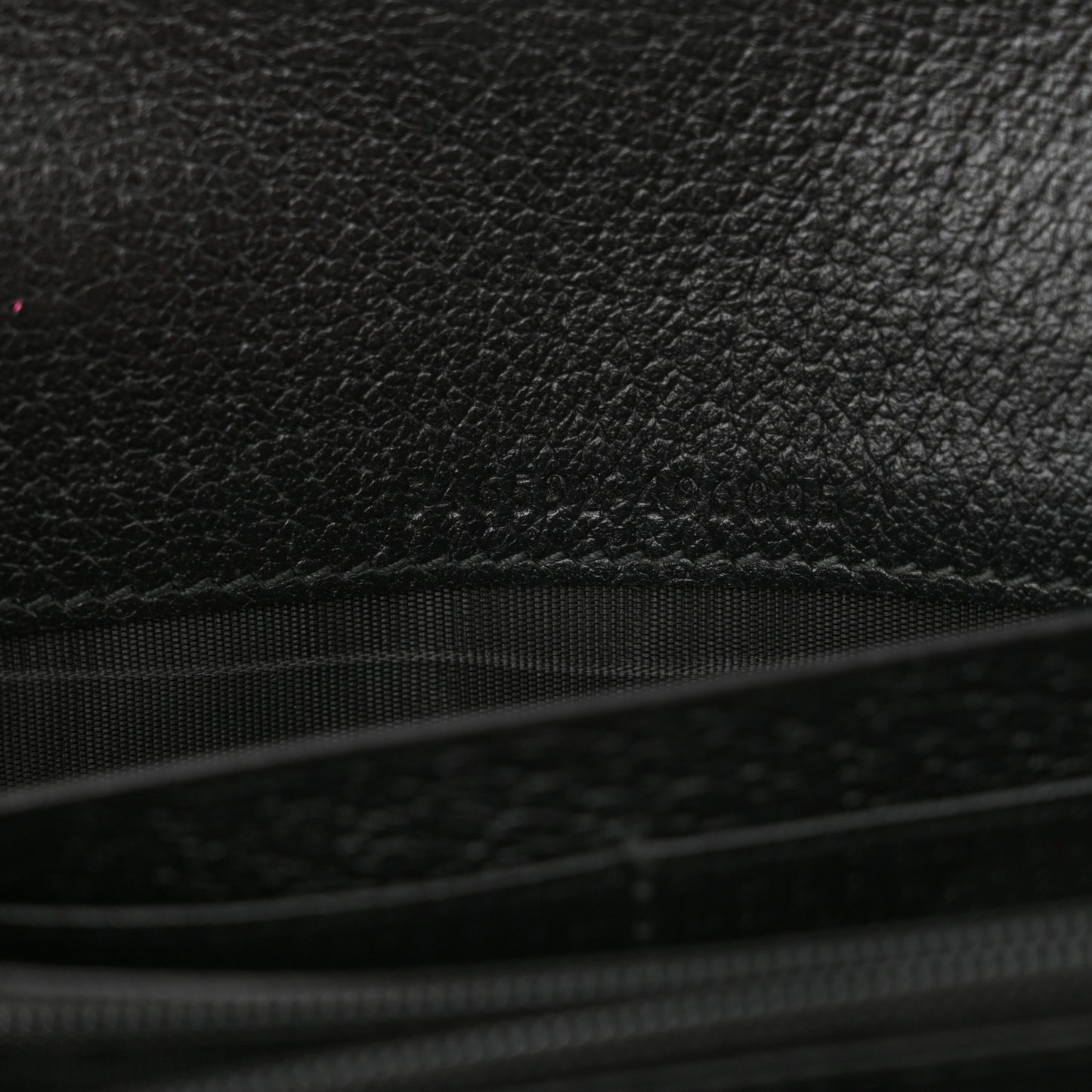 Dollar Calfskin Web Ophidia Wallet On Chain Black