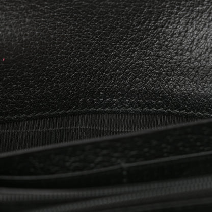 Gucci Dollar Calfskin Web Ophidia Wallet On Chain Black 6 of 14