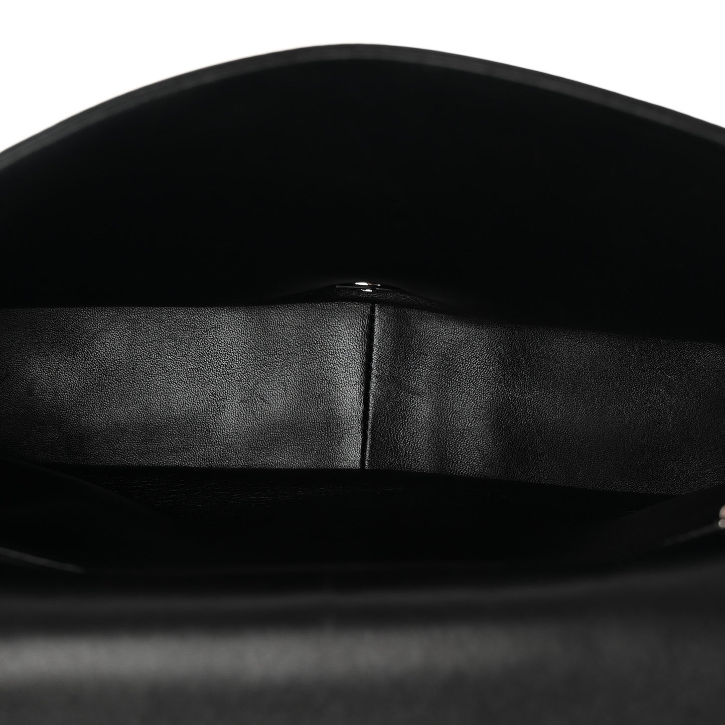 Shearling Lambskin Jumbo Chanel 100% Flap Black