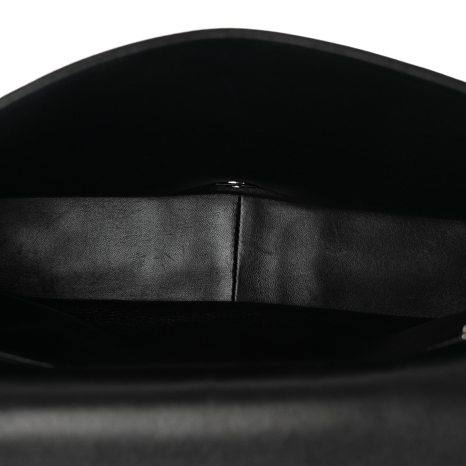 Chanel Shearling Lambskin Jumbo Chanel 100% Flap Black 4 of 11