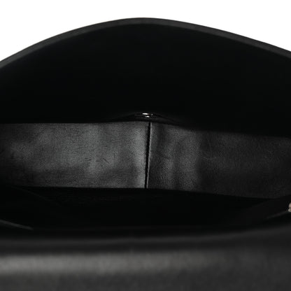 Chanel Shearling Lambskin Jumbo Chanel 100% Flap Black 4 of 11