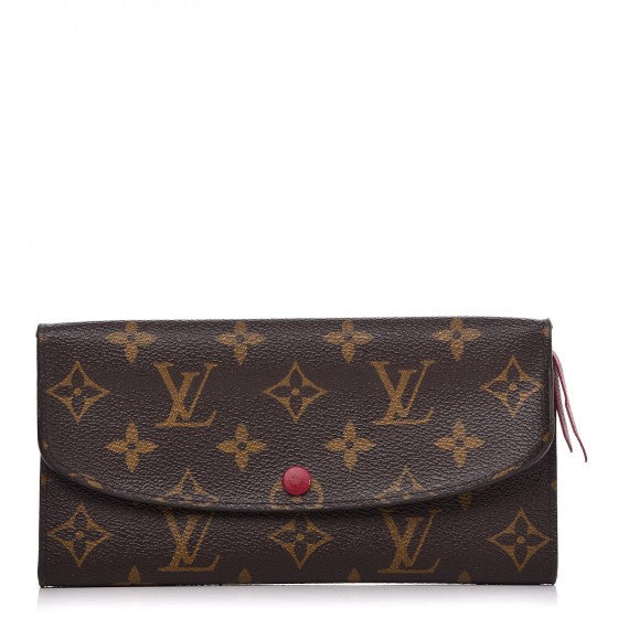 Monogram Emilie Wallet Fuchsia