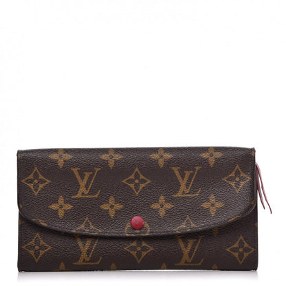 Louis Vuitton Monogram Emilie Wallet Fuchsia 1 of 9