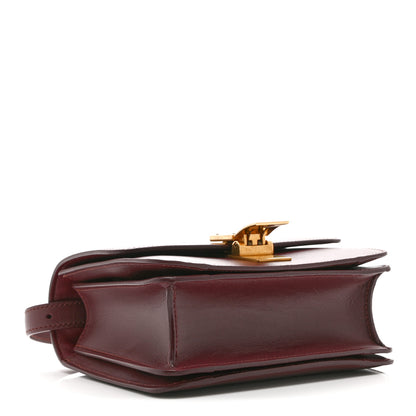 Celine Box Calfskin Small Classic Box Flap Bag Burgundy 4 of 14