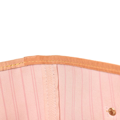 Louis Vuitton Damier Azur Neo Neverfull MM Rose Ballerine 12 of 20