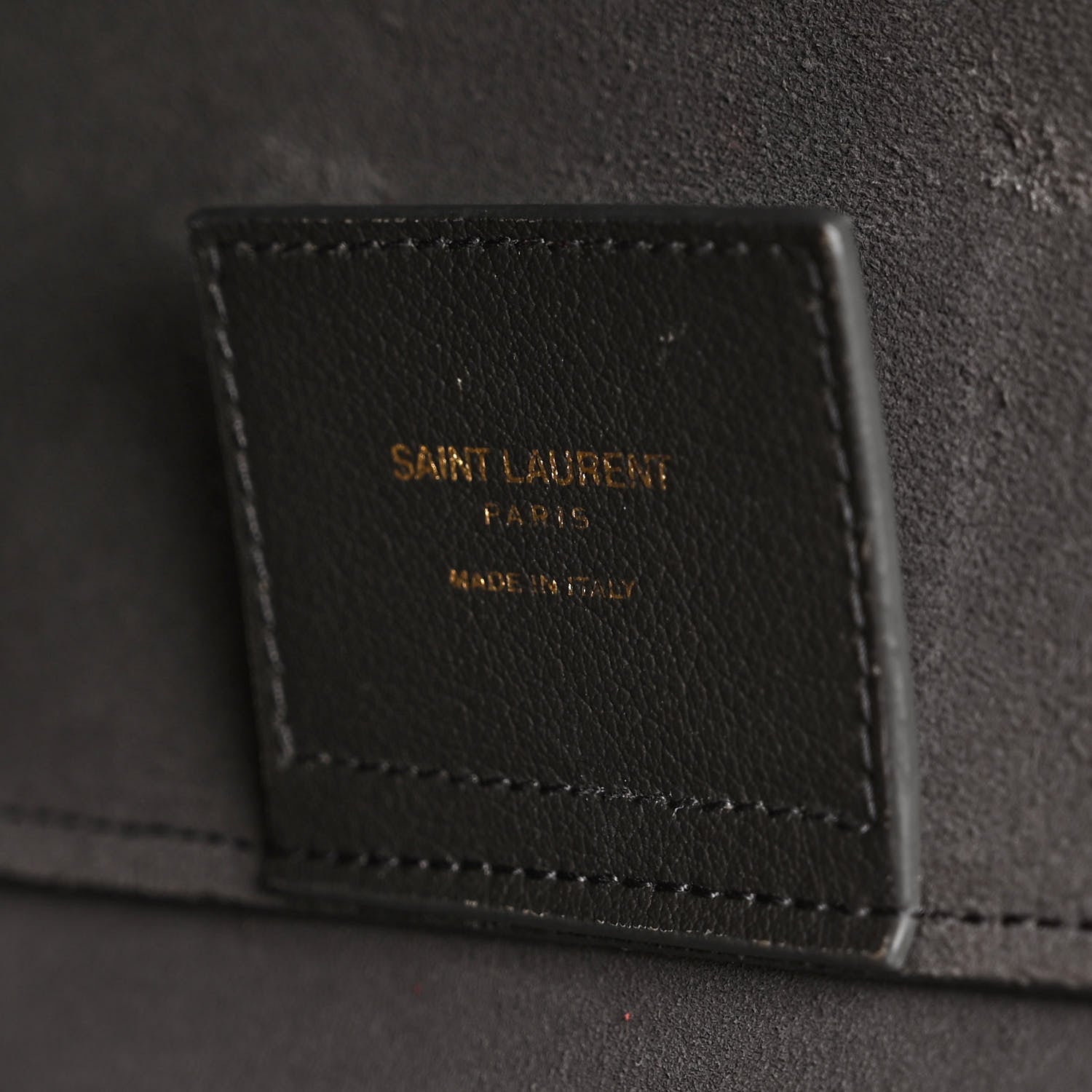 Saint Laurent Calfskin Large Shopping Tote Coal 7 of 12