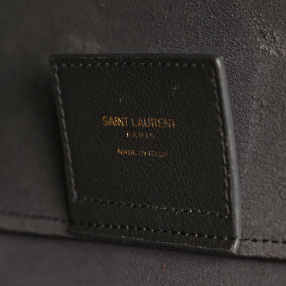 Saint Laurent Calfskin Large Shopping Tote Coal 7 of 12