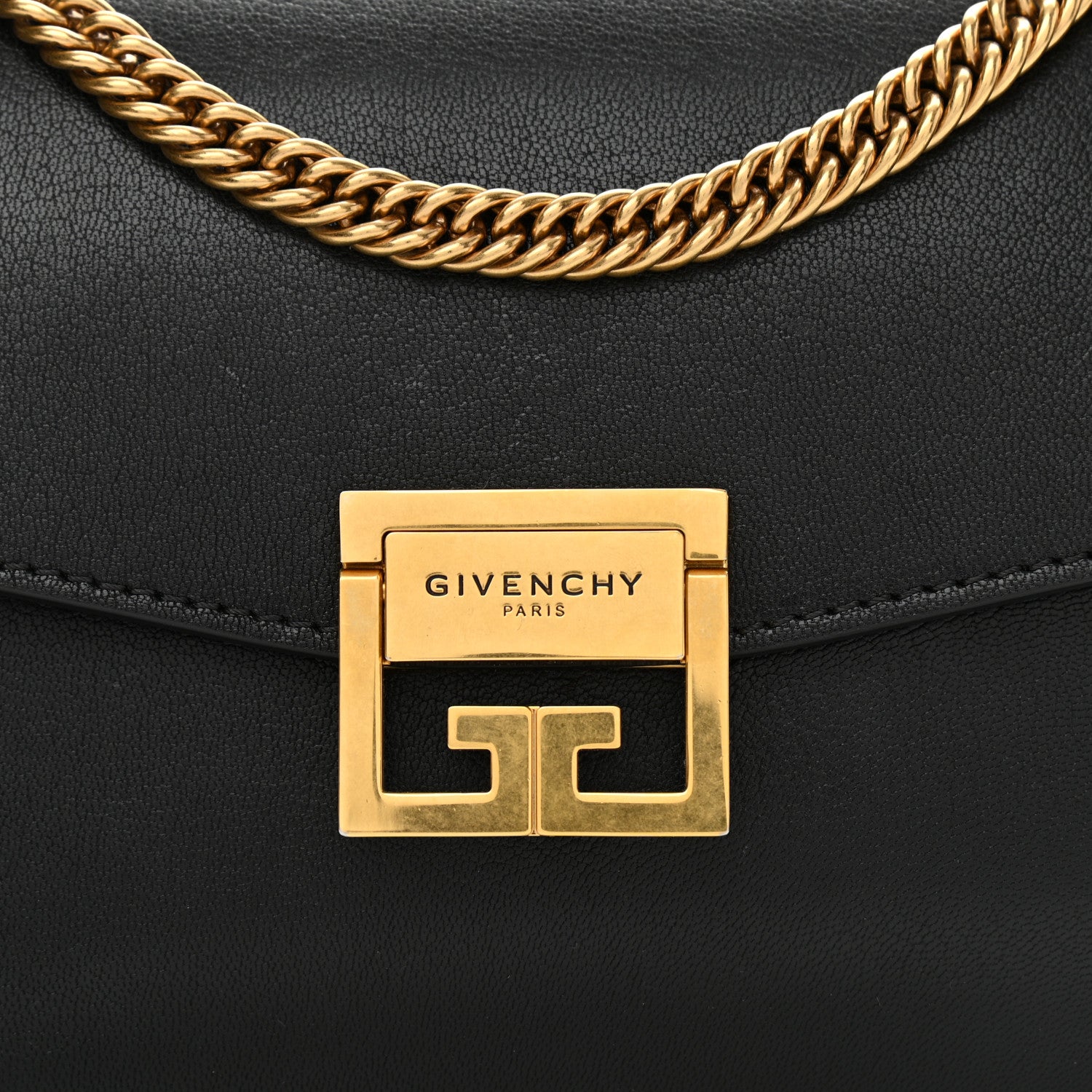 Givenchy Goatskin Suede Small GV3 Shoulder Bag Black 7 of 12