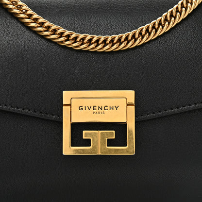 Givenchy Goatskin Suede Small GV3 Shoulder Bag Black 7 of 12