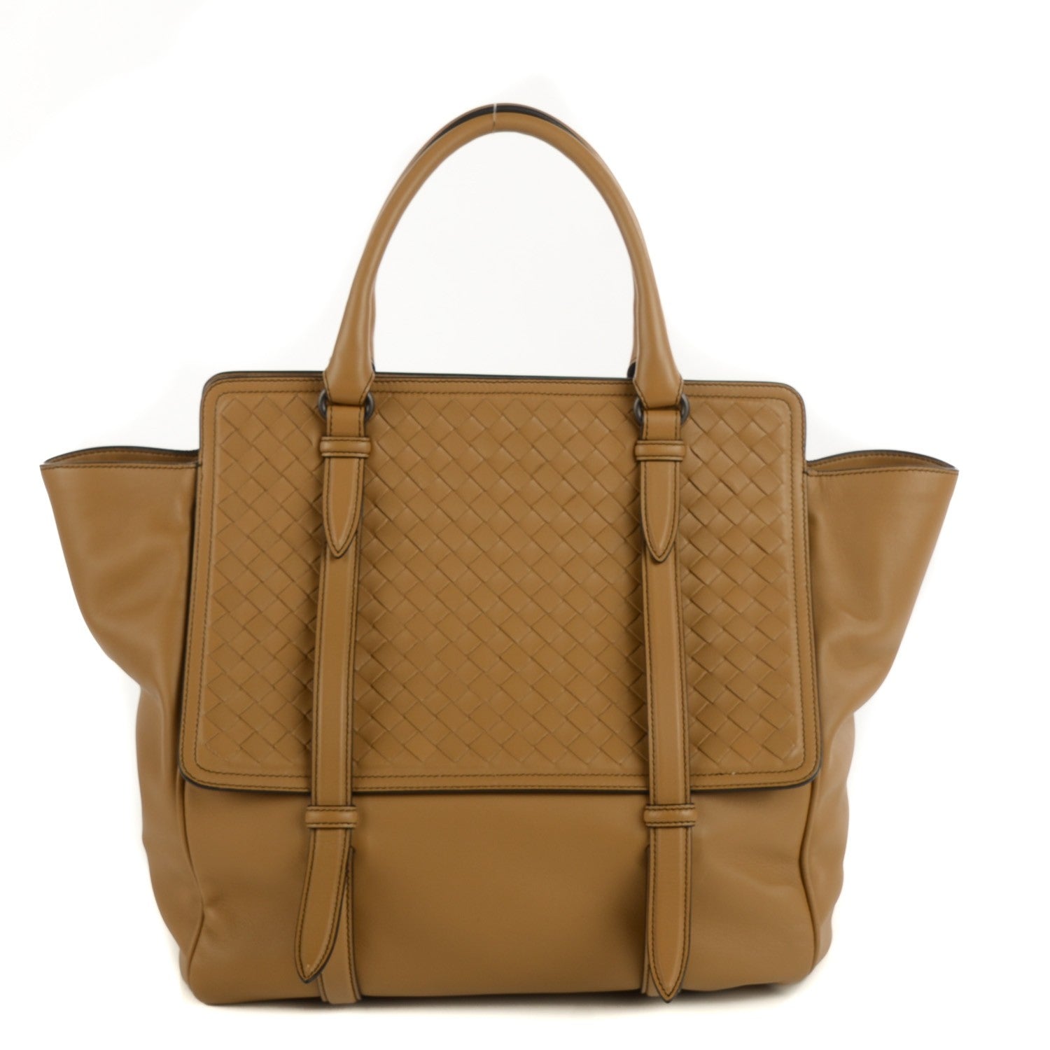 Bottega Veneta Nappa Intrecciato Large Monaco Bag Camel 1 of 10