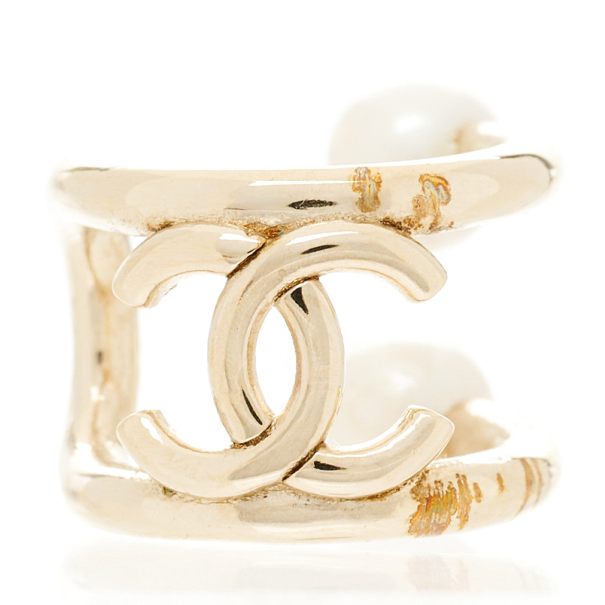 Pearl CC Single Ear Cuff Gold