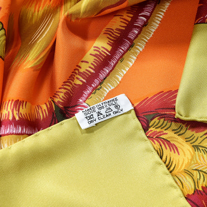Hermes Silk Brazil Scarf 90 5 of 5