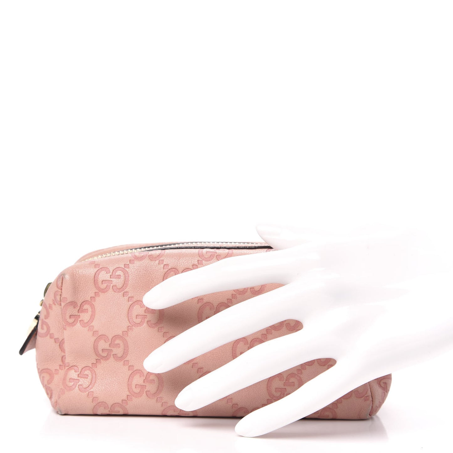 Guccissima Signature Small Cosmetic Case Peonia Rose