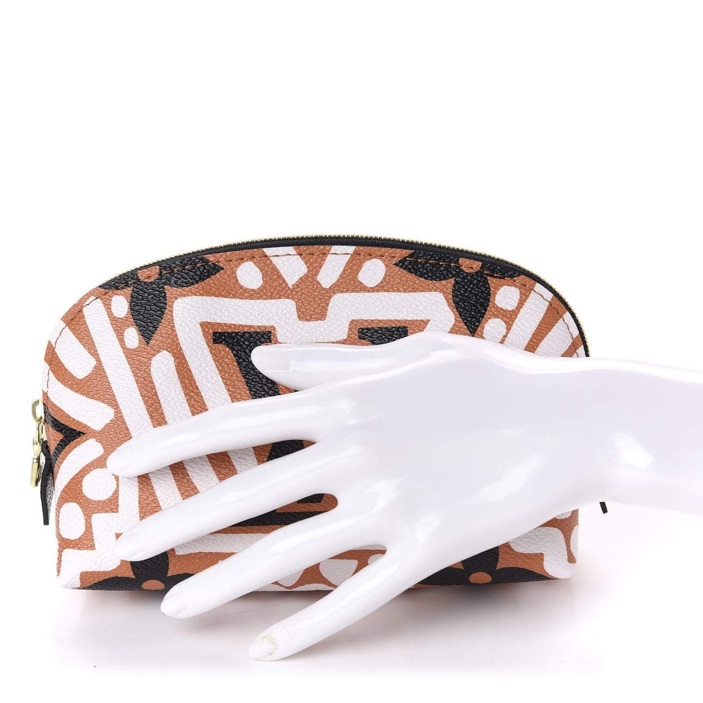 Monogram Giant Crafty Cosmetic Pouch Crème Caramel