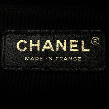 Chanel Lambskin Quilted Medium Buckle Camera Case Bag Black 6 of 10