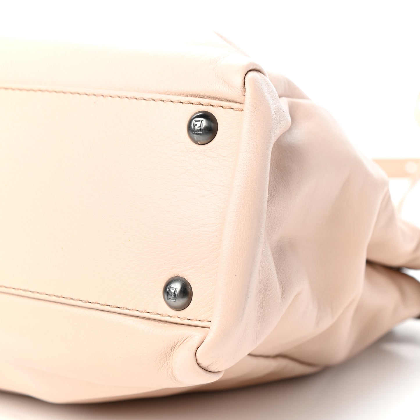 Calfskin Medium Peekaboo Iconic Satchel Nude