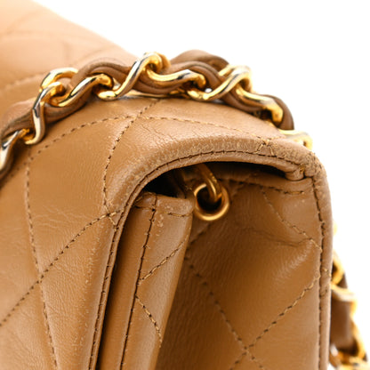 Chanel Lambskin Quilted Small Single Flap Beige 10 of 13