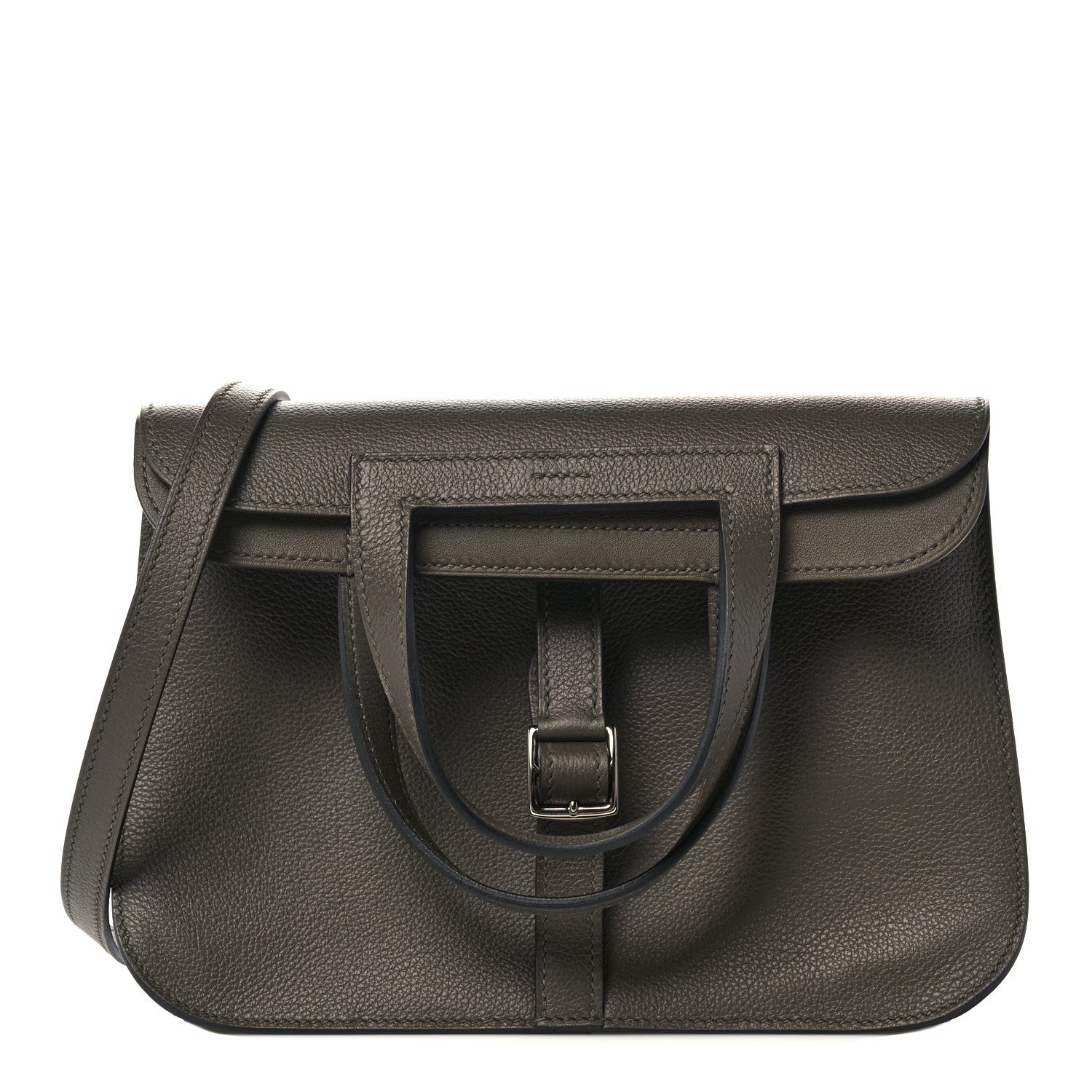 Hermes Evercolor Halzan 25 Vert De Gris 1 of 10
