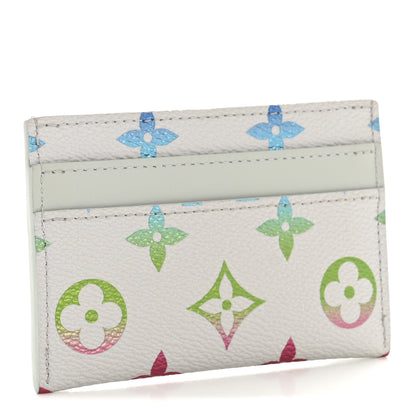 Louis Vuitton Monogram Card Holder Gradient Grey 3 of 8