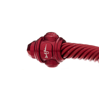 David Yurman Aluminum 5mm Renaissance Bracelet Dark Red 3 of 4