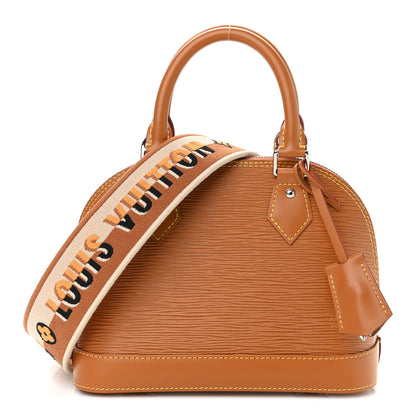 Louis Vuitton Epi Jacquard Alma BB Honey Gold 1 of 8
