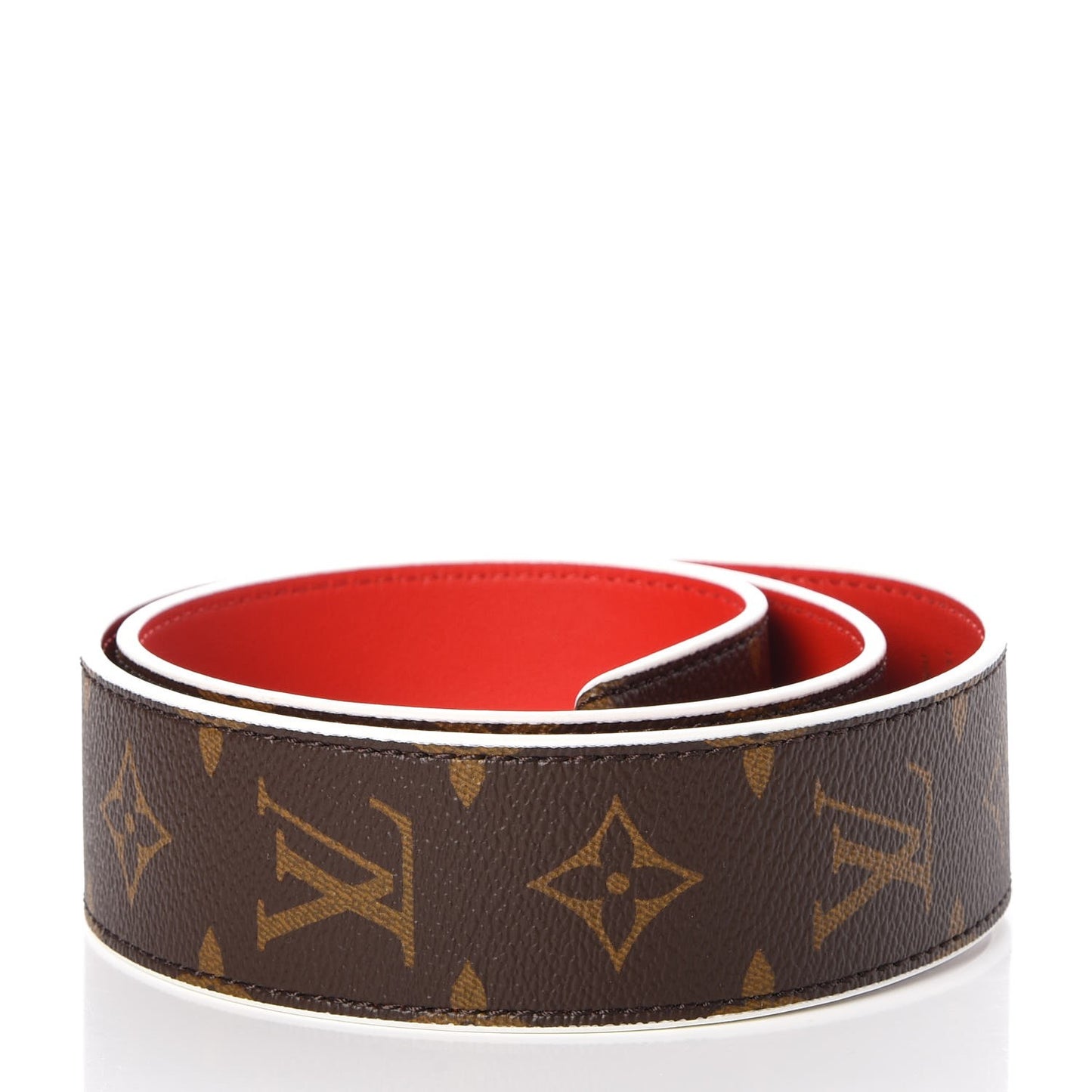 Monogram Bandouliere Shoulder Strap Red