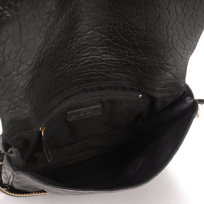Givenchy Pebbled Lambskin Melancholia Shoulder Bag Black 5 of 7