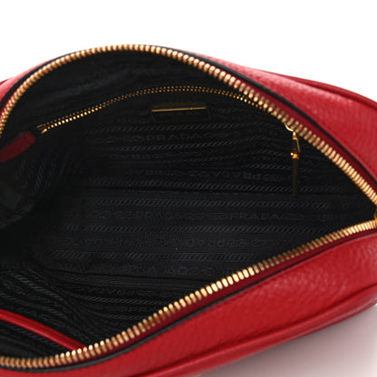 Prada Vitello Phenix Camera Bag Rosso 7 of 9