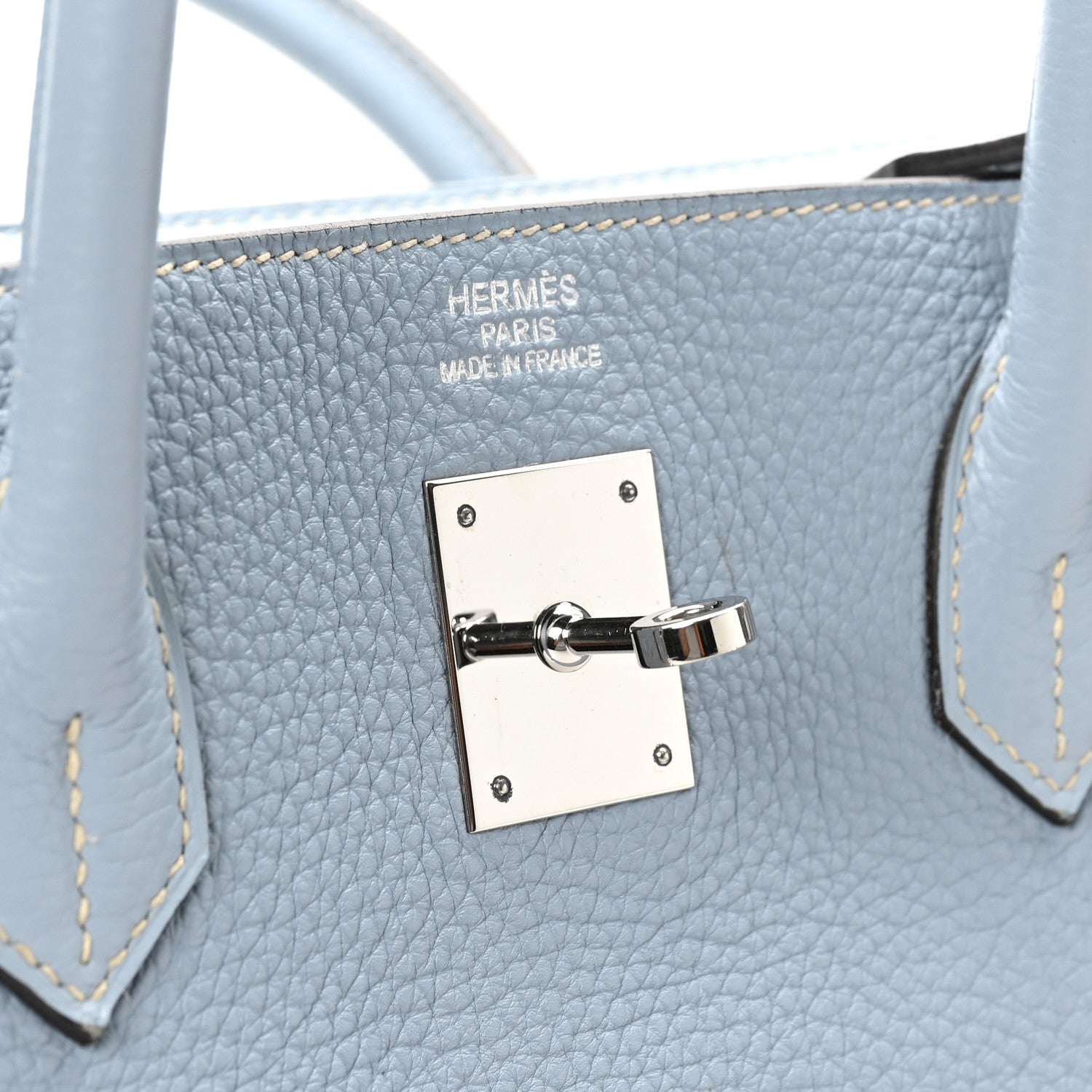 Hermes Togo Birkin 40 Bleu Lin 6 of 10