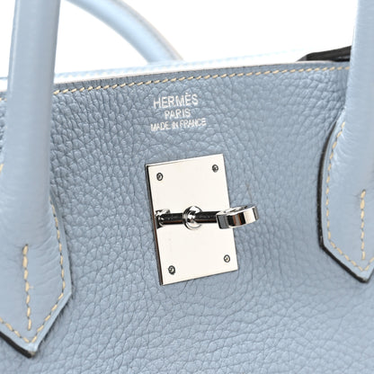 Hermes Togo Birkin 40 Bleu Lin 6 of 10