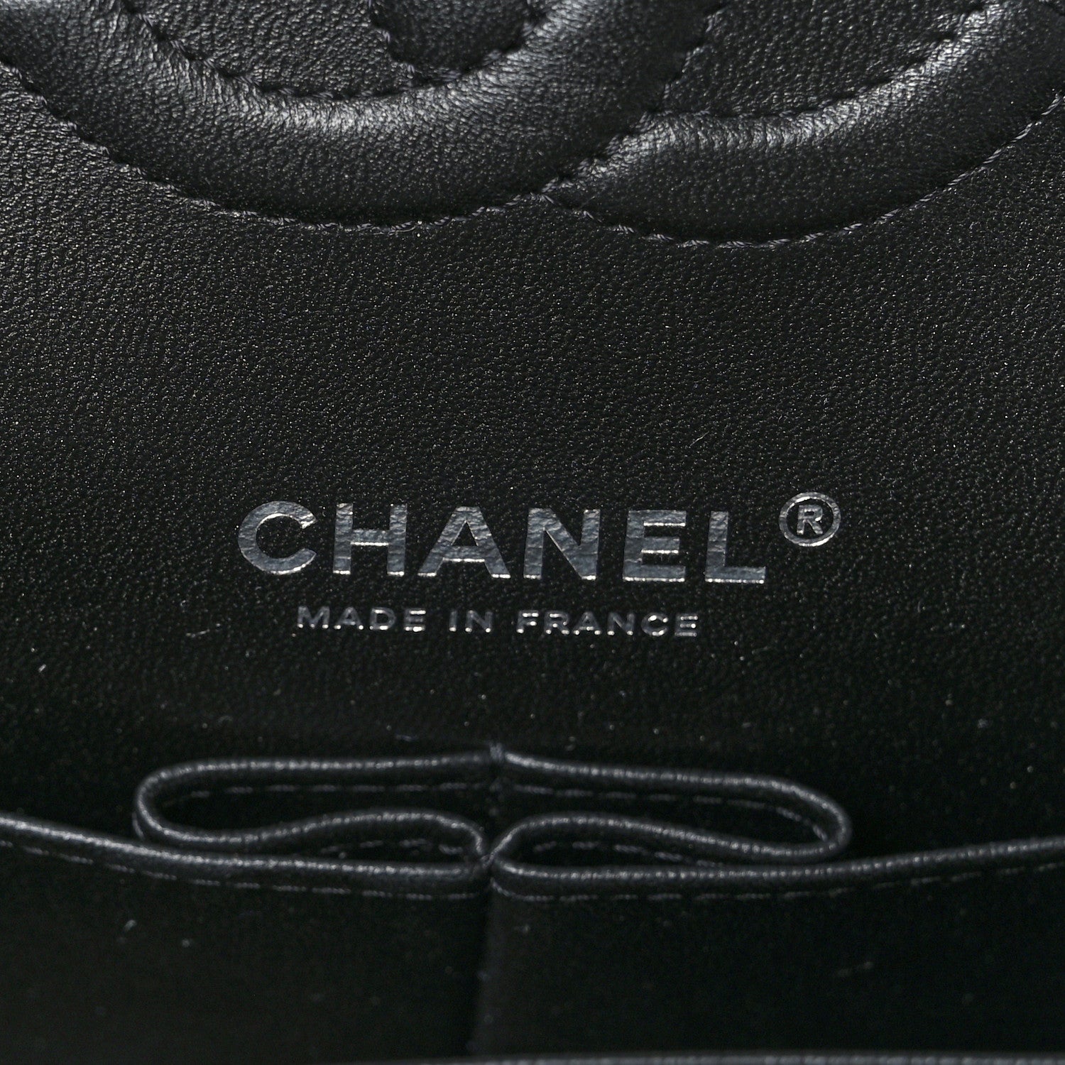 Chanel Lambskin Quilted Medium Double Flap So Black 6 of 10