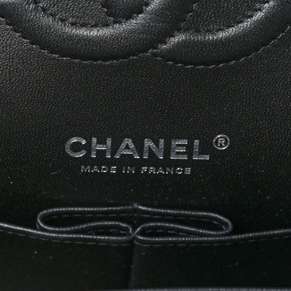 Chanel Lambskin Quilted Medium Double Flap So Black 6 of 10
