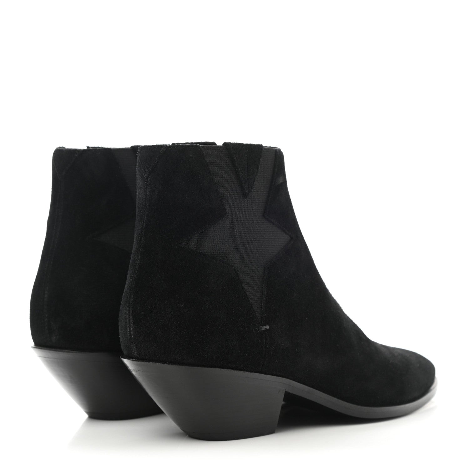 Saint Laurent Suede West 45 Chelsea Boots 37 Black 4 of 8