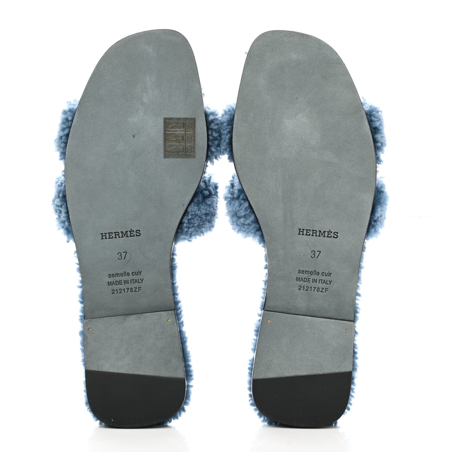 Woolskin Oran Sandals 37 Bleu