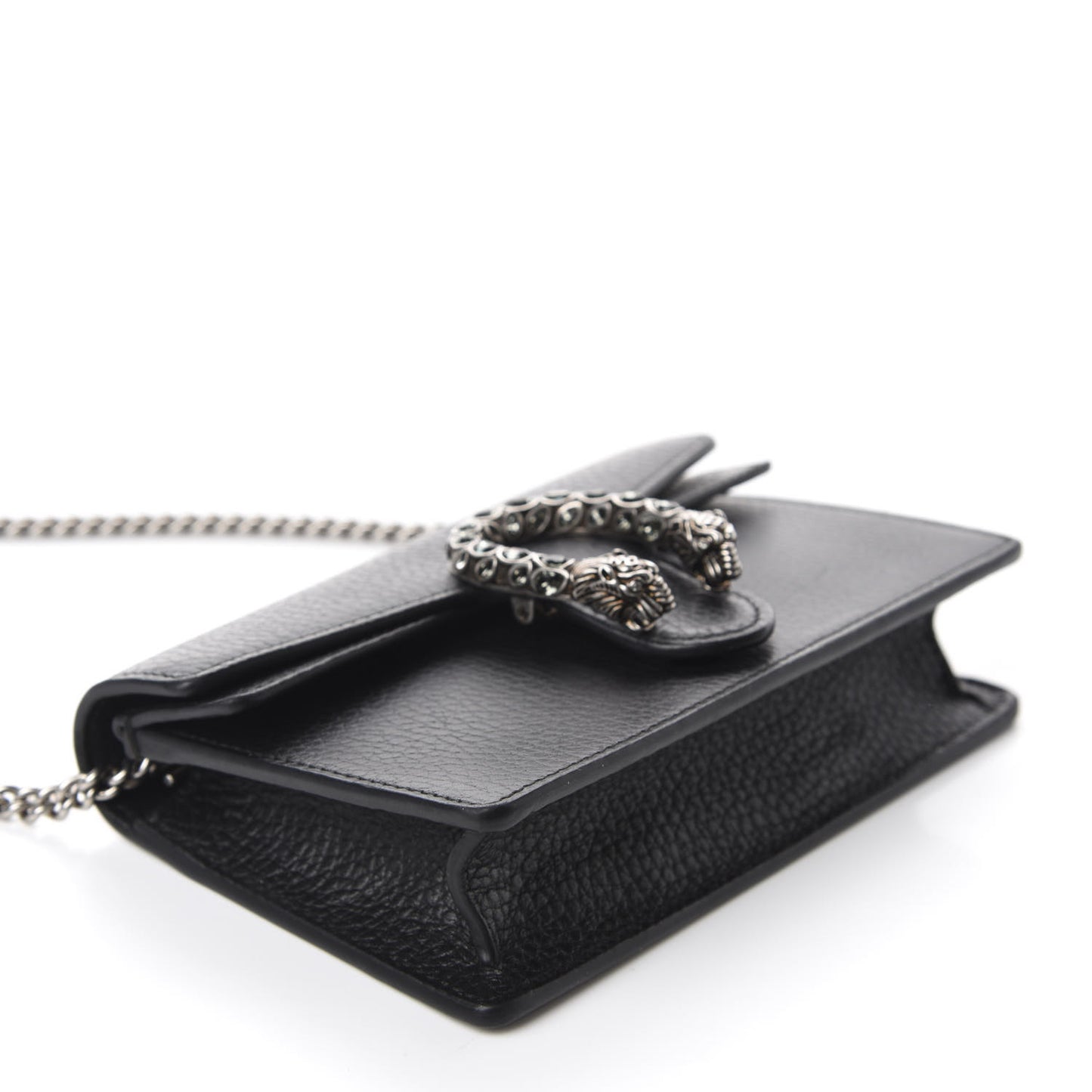 Calfskin Super Mini Dionysus Shoulder Bag Black