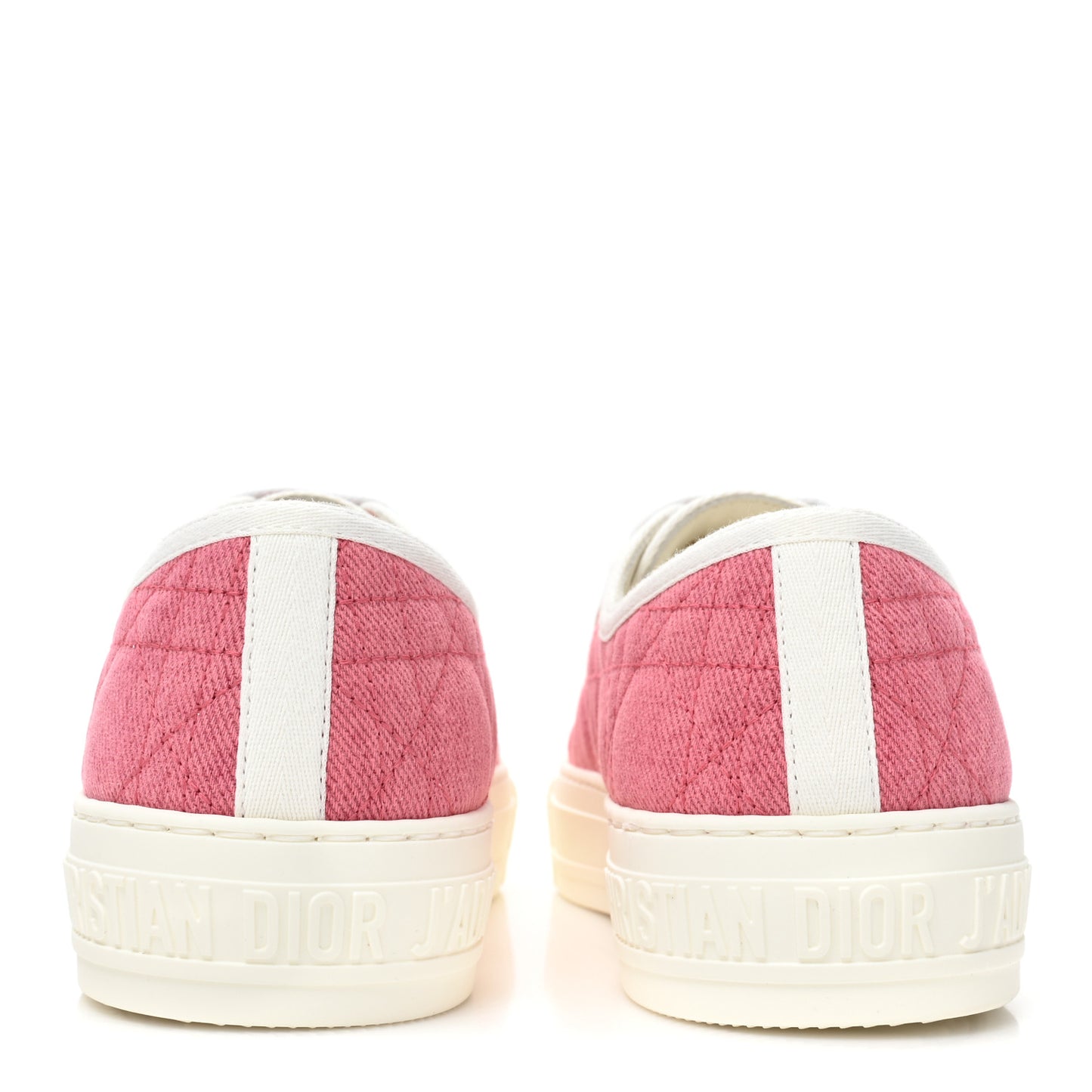 Canvas Walk 'N' Dior Low Top Sneakers 38 Taffy Pink