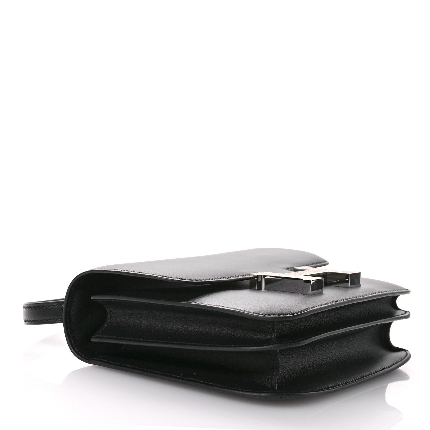 Hermes Veau Monsieur Lizard Constance 18 Black Ombre 4 of 11