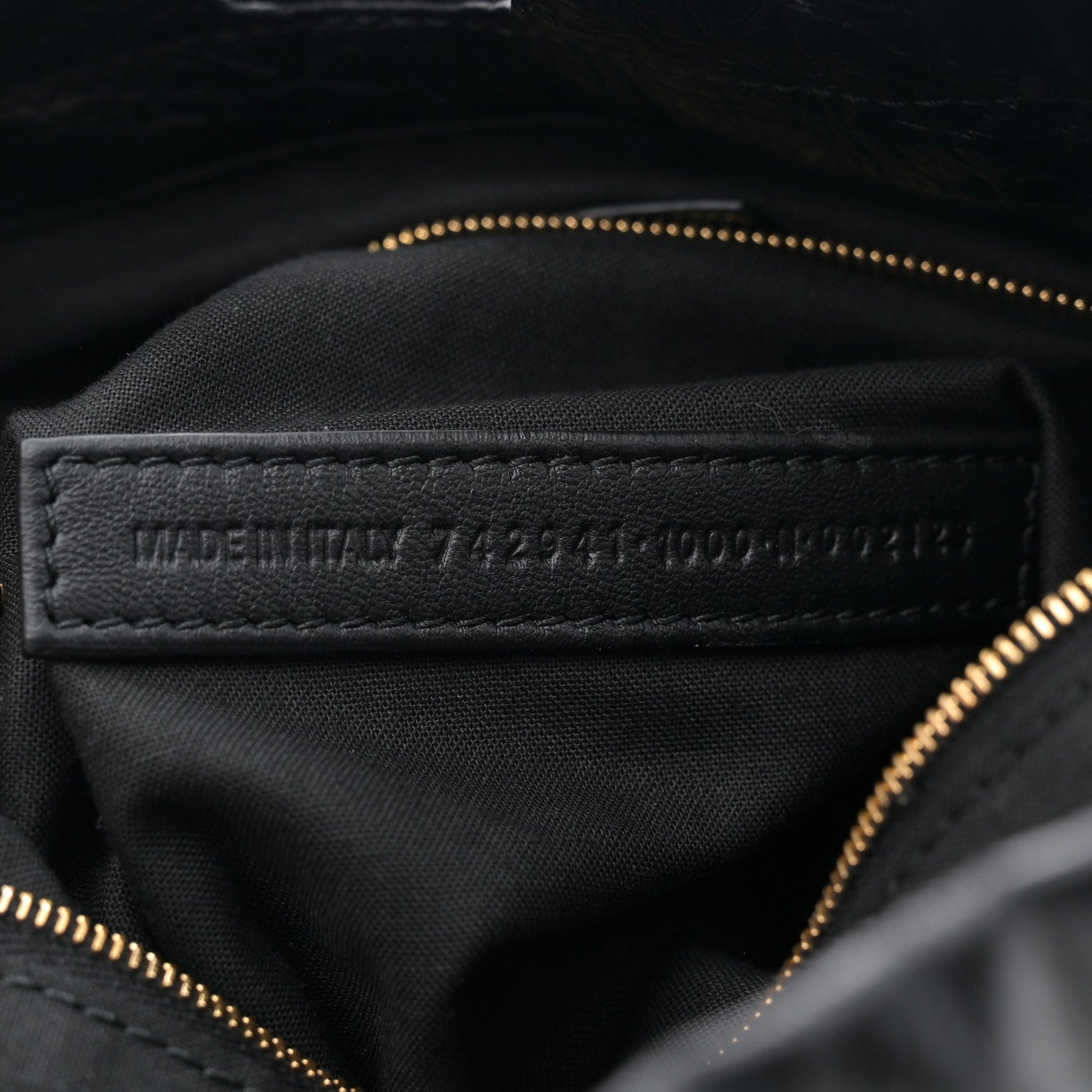 Balenciaga Crushed Calfskin Crush Medium Chain Tote Black 7 of 10