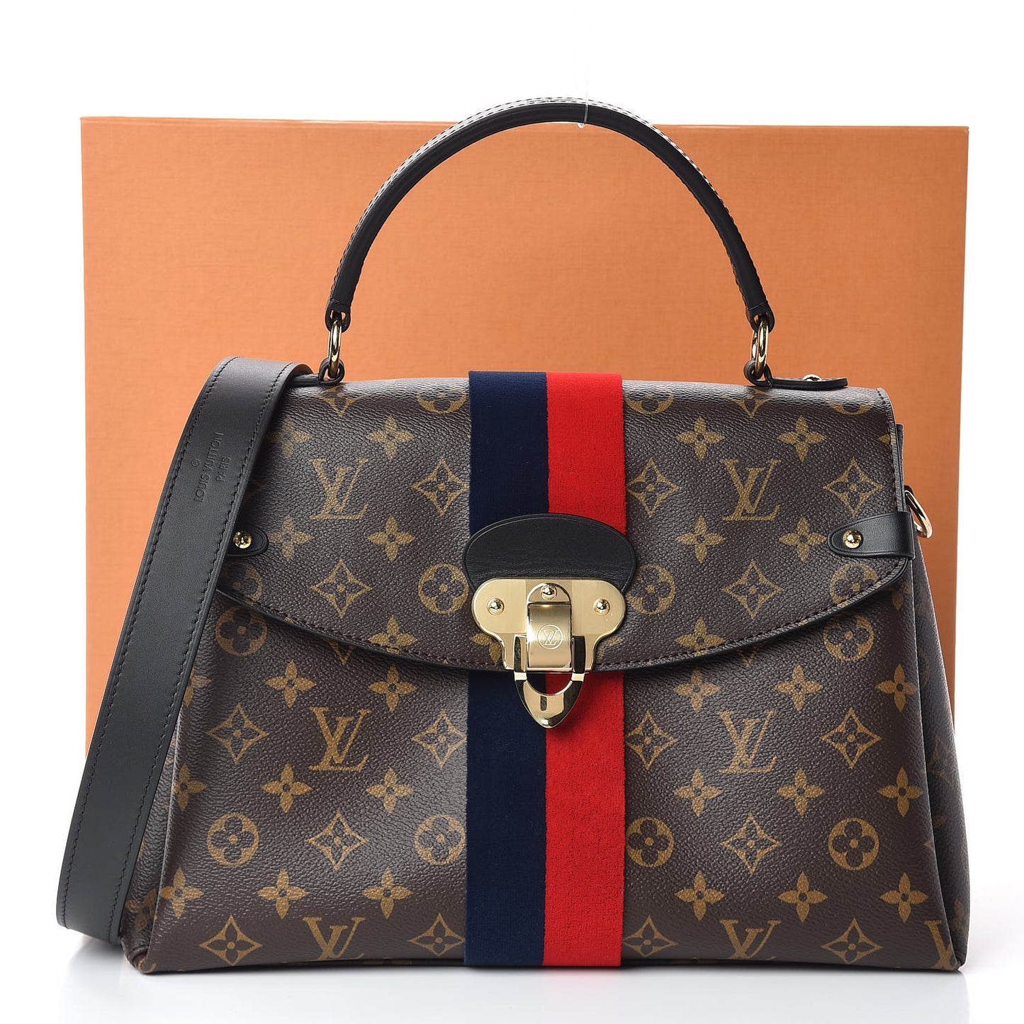 Monogram Georges MM Marine Cherry