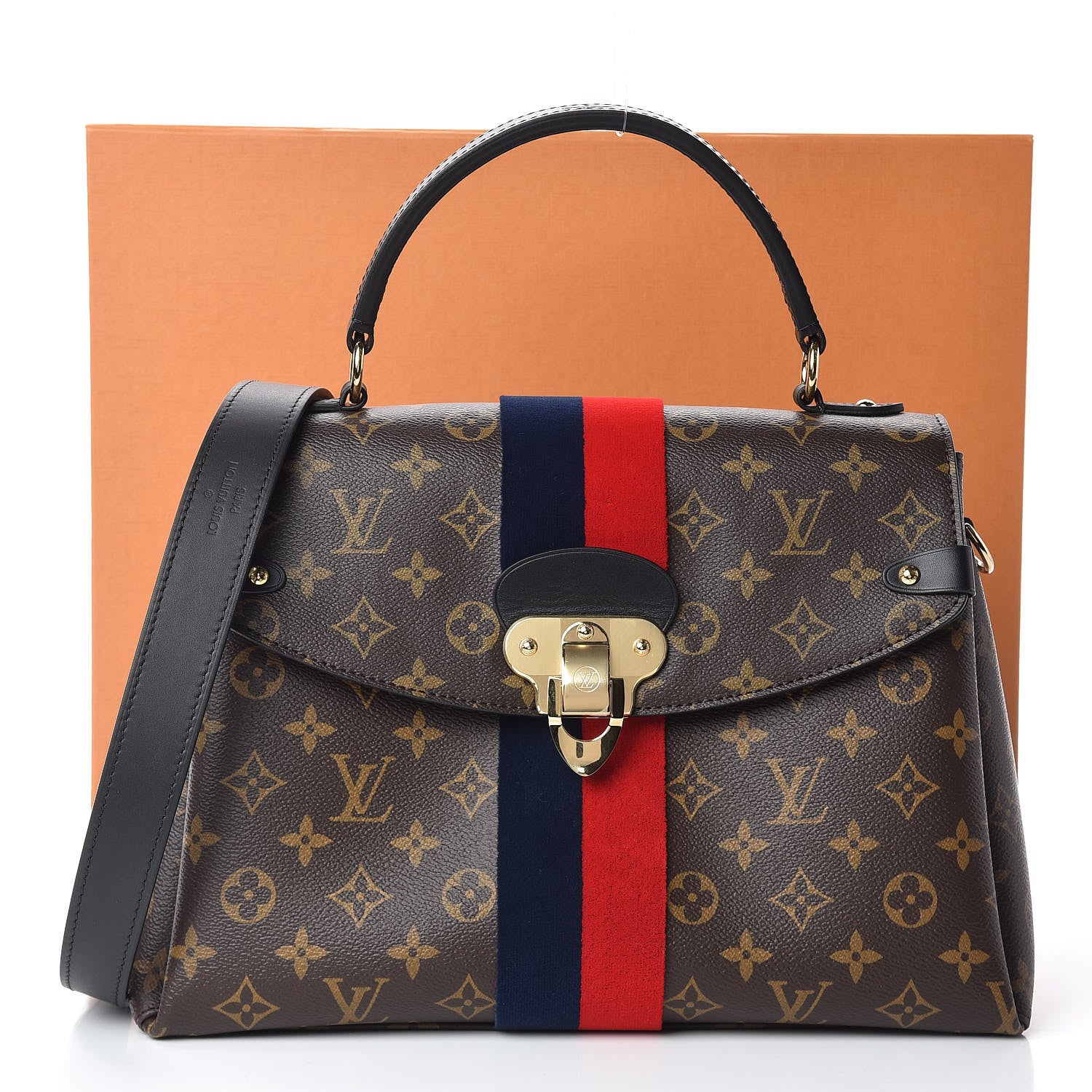 Louis Vuitton Monogram Georges MM Marine Cherry 11 of 11