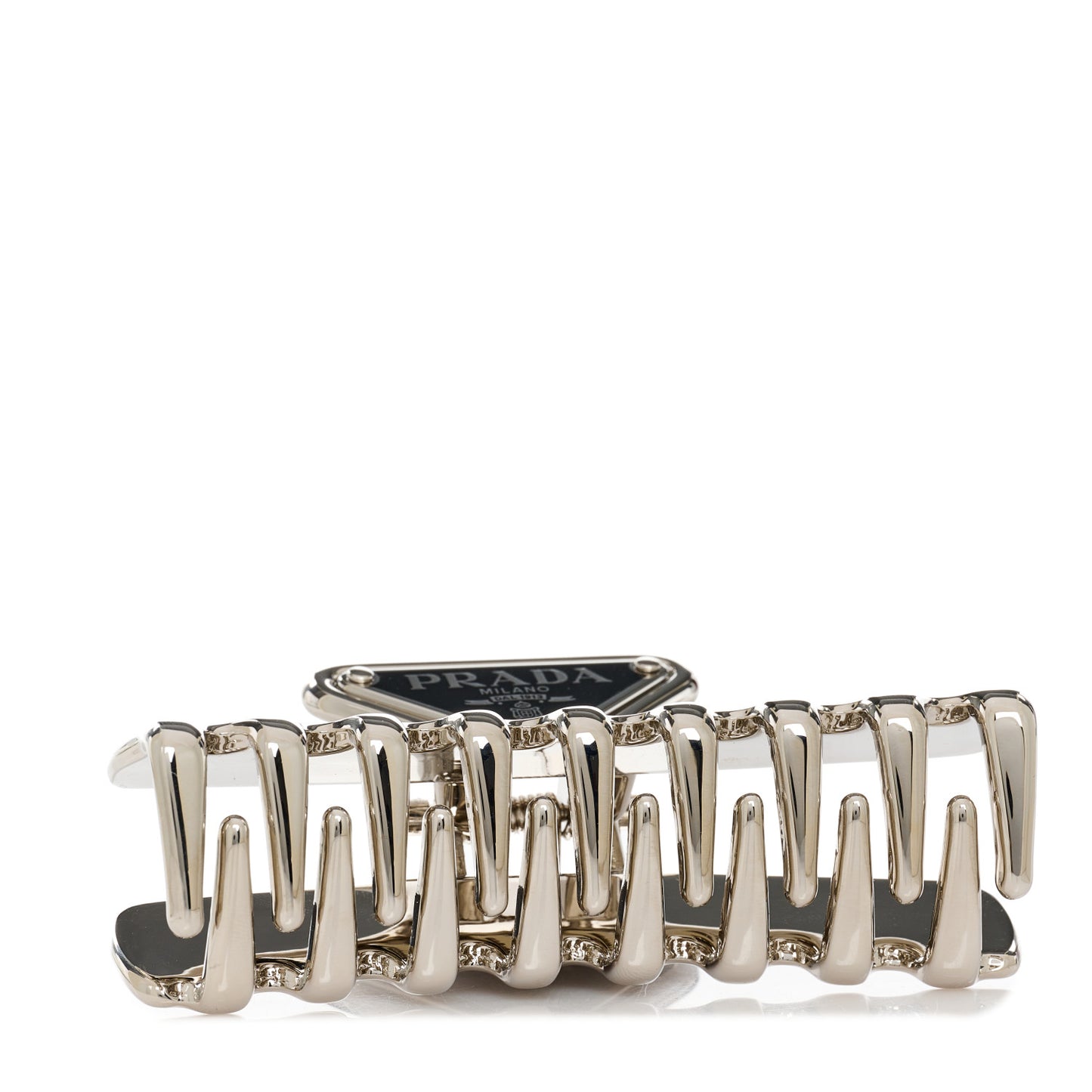 Metal Hair Clip Silver