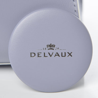 Delvaux Box Calfskin MM Brillant Satchel Lilac 10 of 11